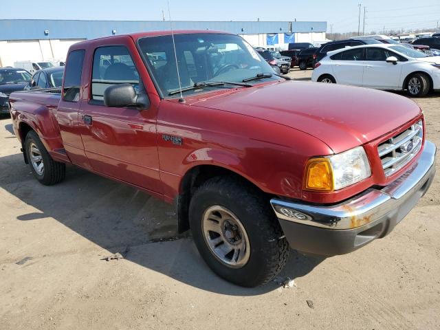 1FTYR44V72TA77956 - 2002 FORD RANGER SUPER CAB RED photo 4