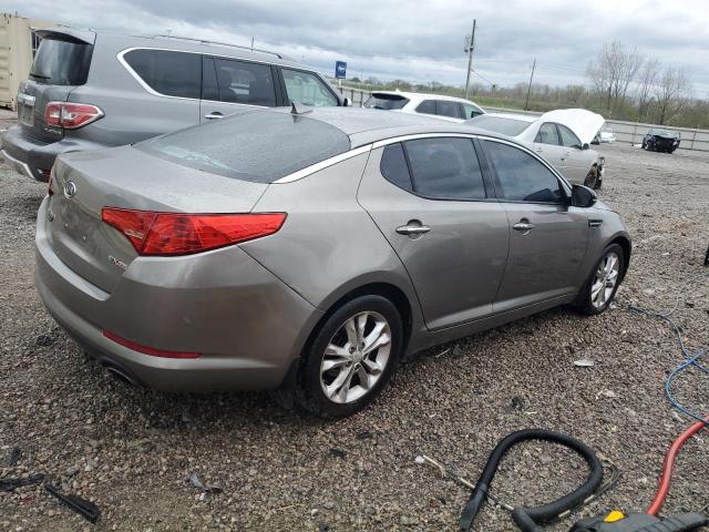 5XXGN4A73CG078200 - 2012 KIA OPTIMA EX GRAY photo 3