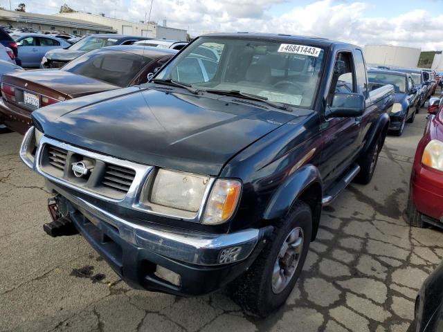 1N6ED26Y0XC339480 - 1999 NISSAN FRONTIER KING CAB XE GREEN photo 1