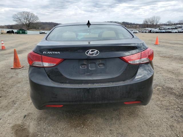 5NPDH4AE3DH428942 - 2013 HYUNDAI ELANTRA GLS BLACK photo 6