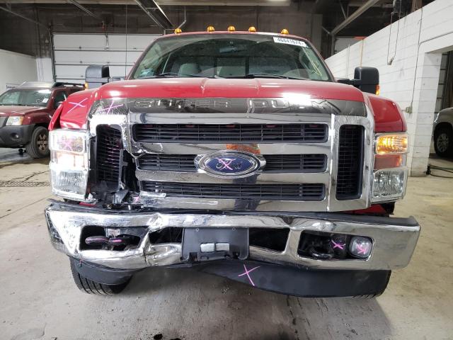 1FTSF21YX8EB06879 - 2008 FORD F250 SUPER DUTY RED photo 5