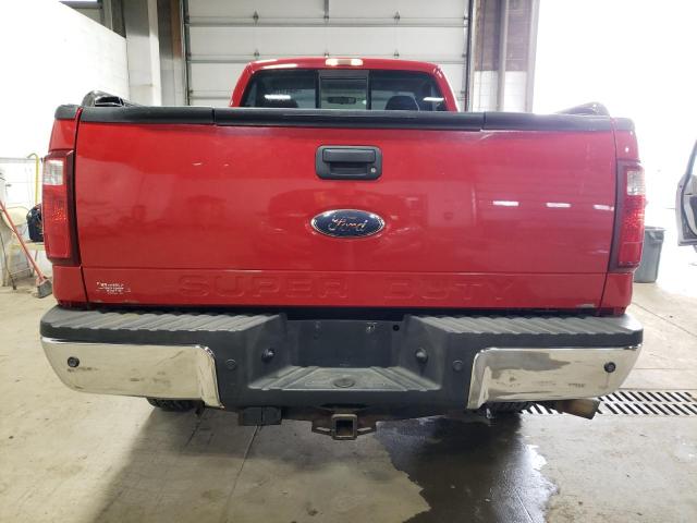 1FTSF21YX8EB06879 - 2008 FORD F250 SUPER DUTY RED photo 6