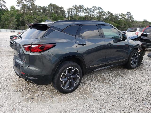 3GNKBERS6KS689405 - 2019 CHEVROLET BLAZER RS GRAY photo 3