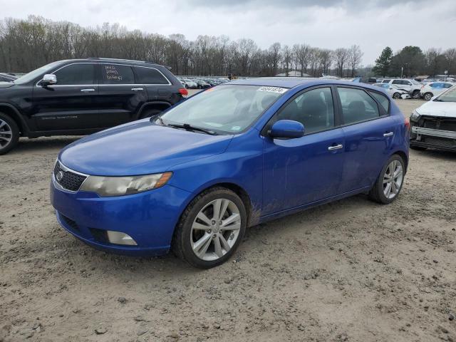 KNAFW5A38C5581489 - 2012 KIA FORTE SX BLUE photo 1