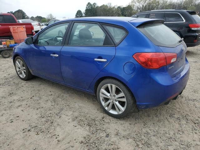 KNAFW5A38C5581489 - 2012 KIA FORTE SX BLUE photo 2