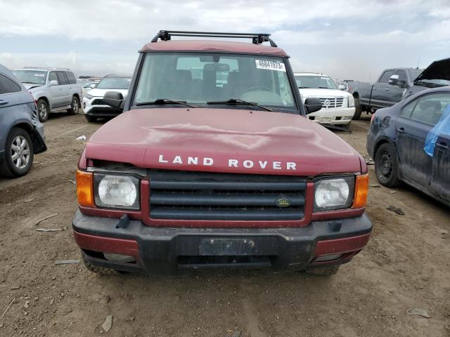 SALTY1545YA259380 - 2000 LAND ROVER DISCOVERY BURGUNDY photo 5