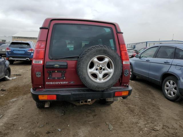 SALTY1545YA259380 - 2000 LAND ROVER DISCOVERY BURGUNDY photo 6