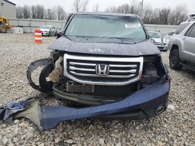 5FNYF4H58DB065081 - 2013 HONDA PILOT EXL BLUE photo 5