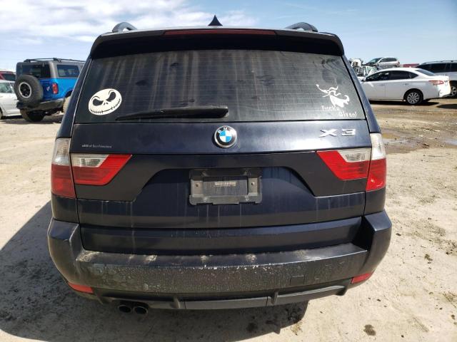 WBXPC9C49AWJ34726 - 2010 BMW X3 XDRIVE30I BLUE photo 6