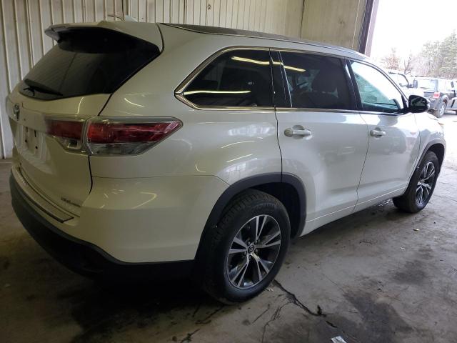 5TDJKRFHXGS352641 - 2016 TOYOTA HIGHLANDER XLE WHITE photo 3