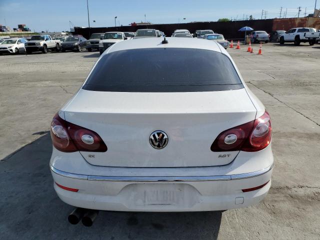 WVWMP7AN4CE500475 - 2012 VOLKSWAGEN CC SPORT WHITE photo 6