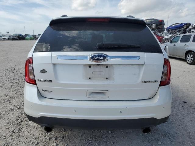 2FMDK3KCXCBA40945 - 2012 FORD EDGE LIMITED WHITE photo 6