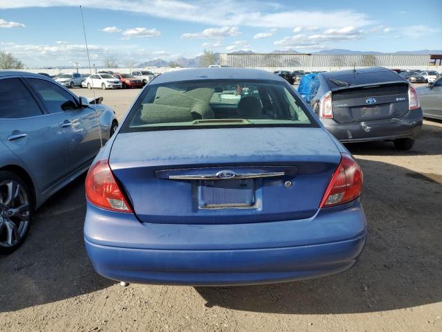 1FAFP55232G249521 - 2002 FORD TAURUS SES BLUE photo 6