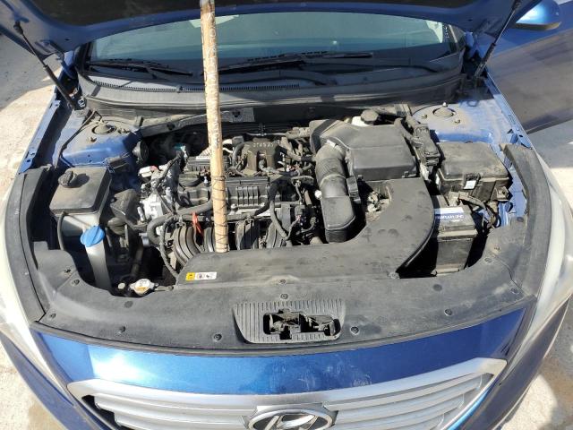 5NPE24AF1FH120539 - 2015 HYUNDAI SONATA SE BLUE photo 11