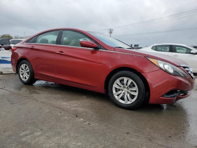 5NPEB4AC7CH379375 - 2012 HYUNDAI SONATA GLS RED photo 4