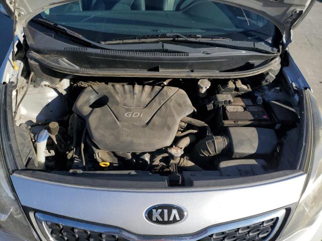 KNADN4A35E6334738 - 2014 KIA RIO EX SILVER photo 11