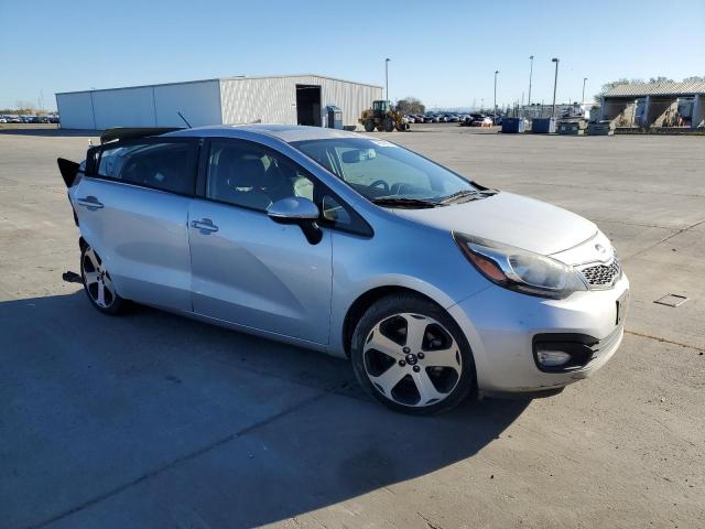 KNADN4A35E6334738 - 2014 KIA RIO EX SILVER photo 4