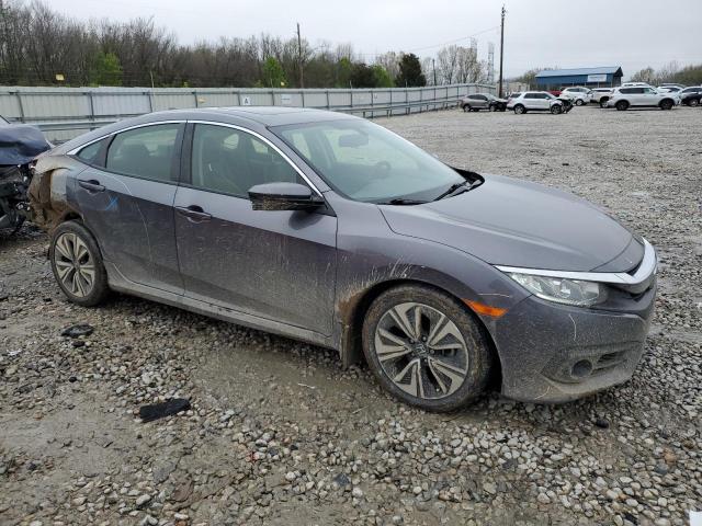 JHMFC1F75JX013880 - 2018 HONDA CIVIC EXL GRAY photo 4