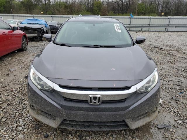 JHMFC1F75JX013880 - 2018 HONDA CIVIC EXL ნაცრისფერი ფოტო 5