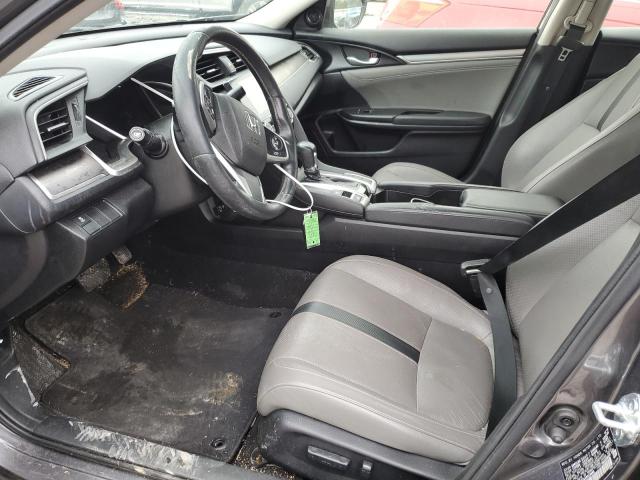 JHMFC1F75JX013880 - 2018 HONDA CIVIC EXL ნაცრისფერი ფოტო 7