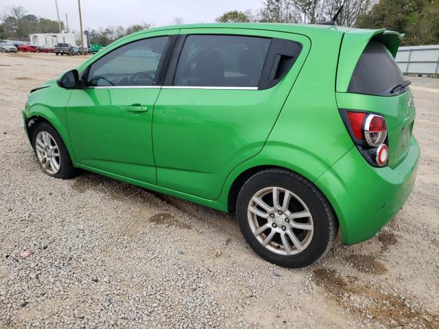 1G1JC6SB3E4214695 - 2014 CHEVROLET SONIC LT GREEN photo 2