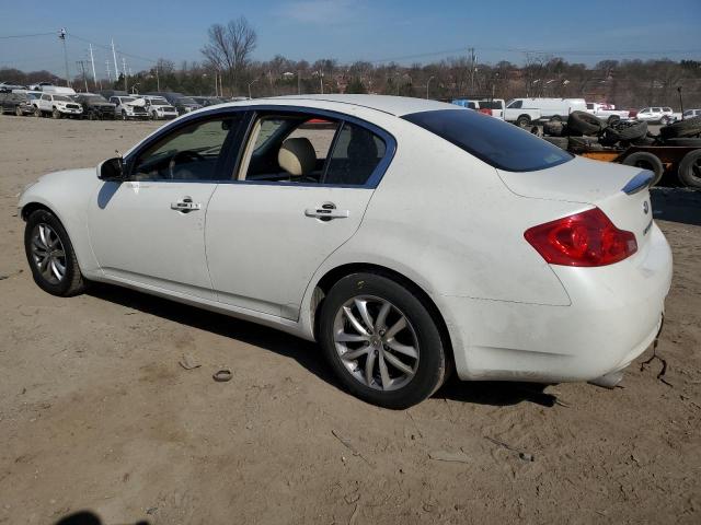 JNKBV61F97M804508 - 2007 INFINITI G35 WHITE photo 2