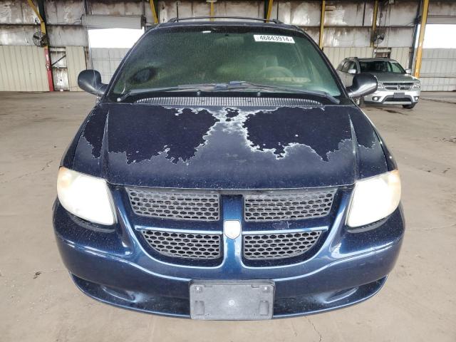 1B4GP45332B685166 - 2002 DODGE CARAVAN SPORT BLUE photo 5