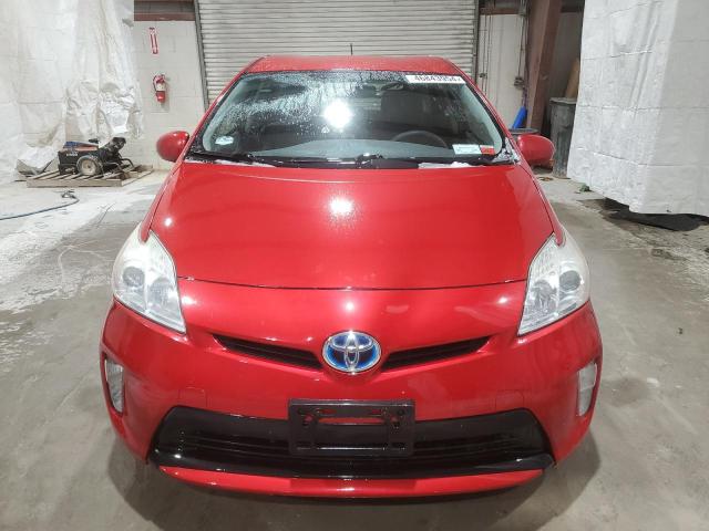 JTDKN3DUXD5656000 - 2013 TOYOTA PRIUS RED photo 5