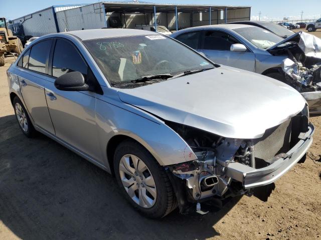 1G1PA5SH8F7128295 - 2015 CHEVROLET CRUZE LS SILVER photo 4