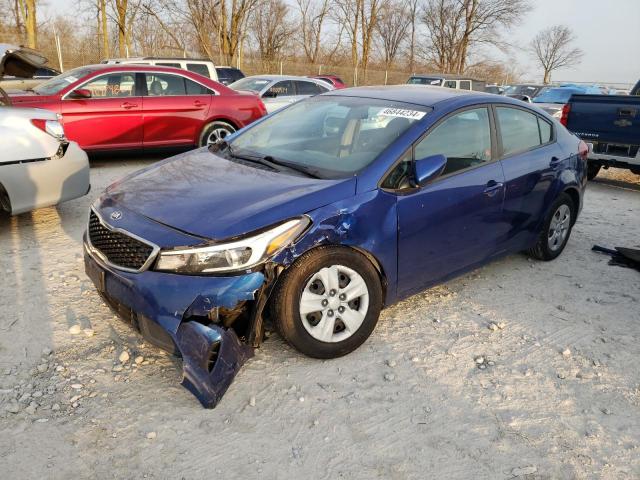 3KPFK4A72HE014721 - 2017 KIA FORTE LX BLUE photo 1