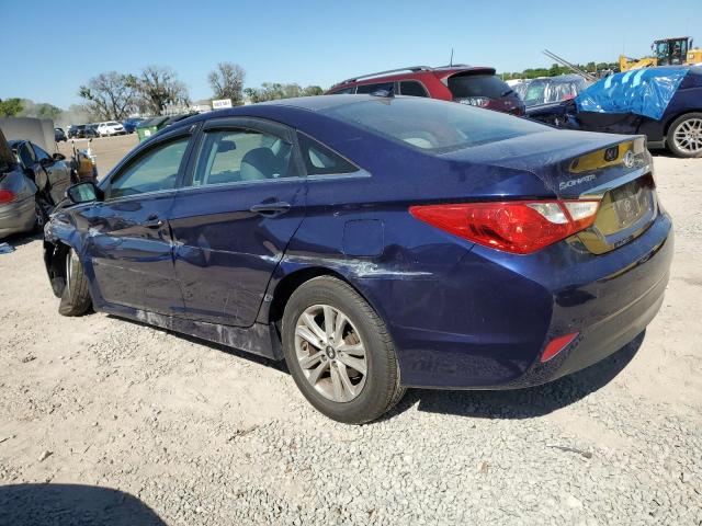 5NPEB4AC2EH897848 - 2014 HYUNDAI SONATA GLS BLUE photo 2