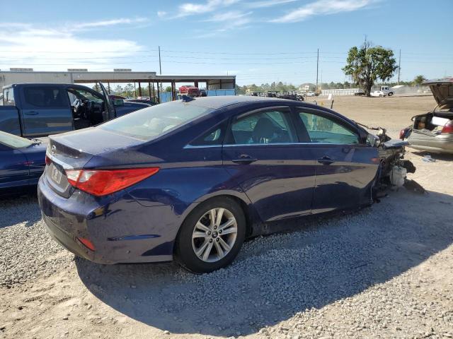 5NPEB4AC2EH897848 - 2014 HYUNDAI SONATA GLS BLUE photo 3