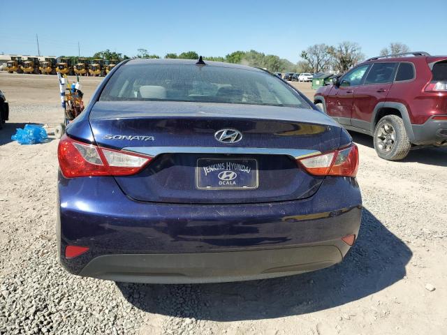 5NPEB4AC2EH897848 - 2014 HYUNDAI SONATA GLS BLUE photo 6