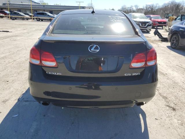 JTHBE96S580034744 - 2008 LEXUS GS 350 BLACK photo 6