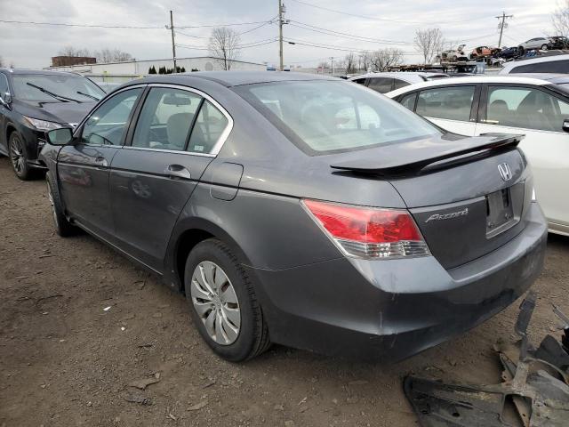 1HGCP26368A131785 - 2008 HONDA ACCORD LX GRAY photo 2