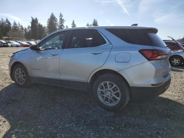 3GNAXKEV3NL169284 - 2022 CHEVROLET EQUINOX LT SILVER photo 2