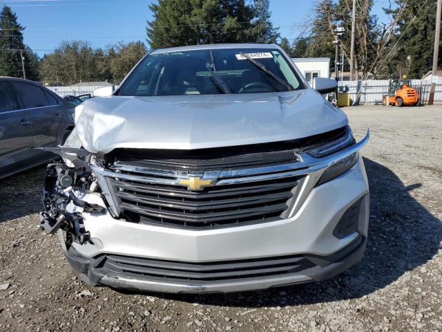 3GNAXKEV3NL169284 - 2022 CHEVROLET EQUINOX LT SILVER photo 5