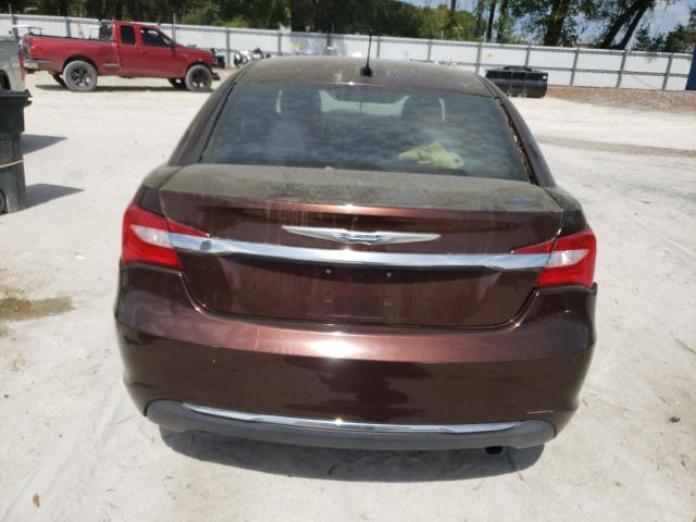 1C3CCBAB6CN295682 - 2012 CHRYSLER 200 LX BROWN photo 6