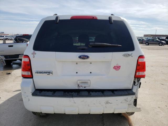 1FMCU0D77BKB36119 - 2011 FORD ESCAPE XLT WHITE photo 6