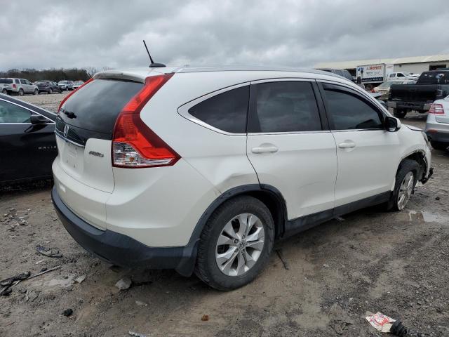 5J6RM4H74DL019167 - 2013 HONDA CR-V EXL WHITE photo 3