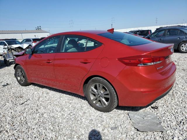 5NPD84LF1HH052737 - 2017 HYUNDAI ELANTRA SE RED photo 2