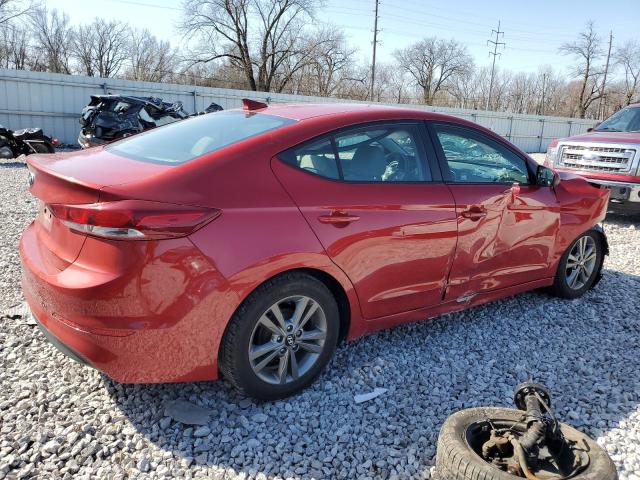 5NPD84LF1HH052737 - 2017 HYUNDAI ELANTRA SE RED photo 3