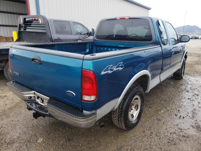 1FTRX18L71KE99733 - 2001 FORD F-150 TEAL photo 4