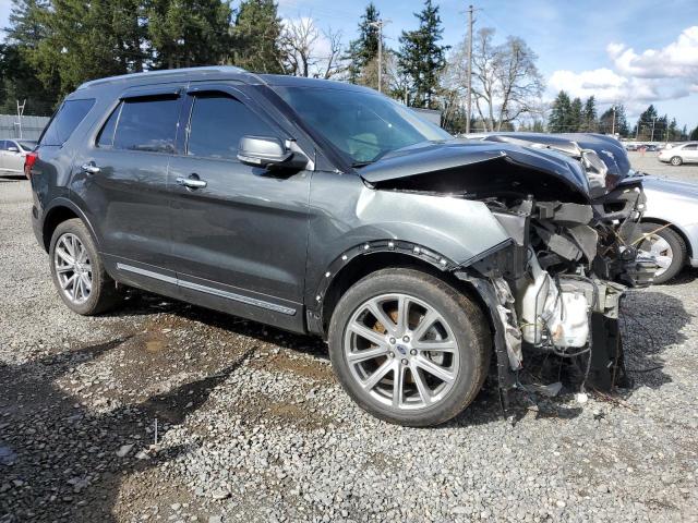 1FM5K8F80HGC23665 - 2017 FORD EXPLORER LIMITED CHARCOAL photo 4