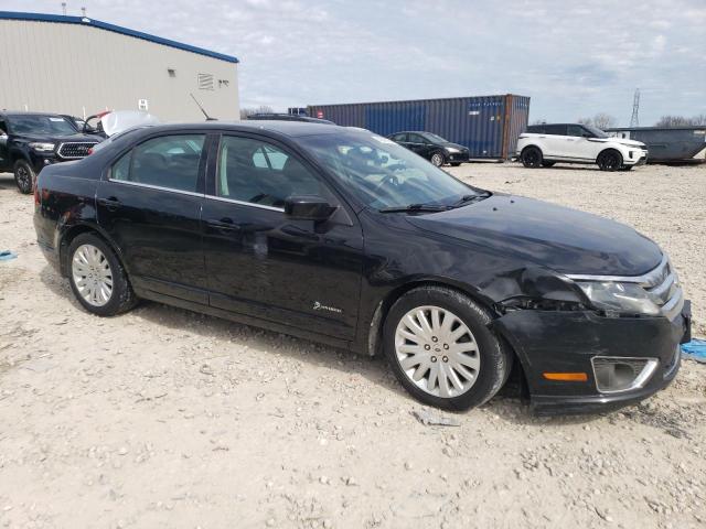 3FADP0L35AR347401 - 2010 FORD FUSION HYBRID BLACK photo 4