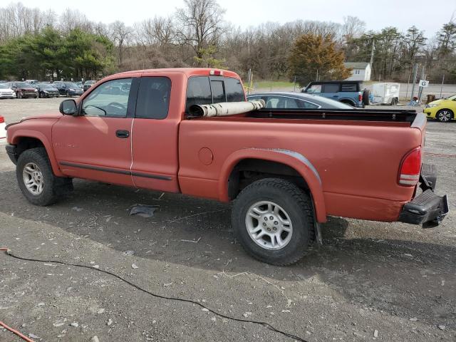 1B7GG42N72S503610 - 2002 DODGE DAKOTA SLT RED photo 2