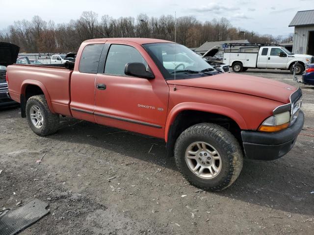 1B7GG42N72S503610 - 2002 DODGE DAKOTA SLT RED photo 4