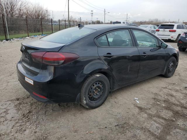 3KPFK4A70JE254856 - 2018 KIA FORTE LX BLACK photo 3