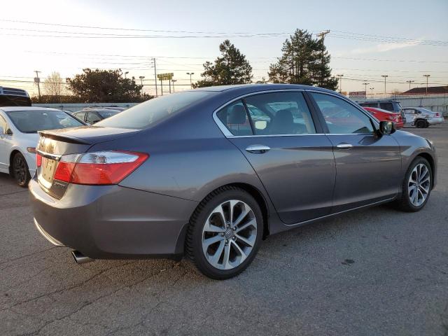 1HGCR2F54FA090680 - 2015 HONDA ACCORD SPORT GRAY photo 3