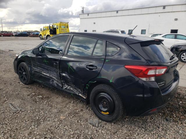 4S3GTAA66H3730925 - 2017 SUBARU IMPREZA BLACK photo 2